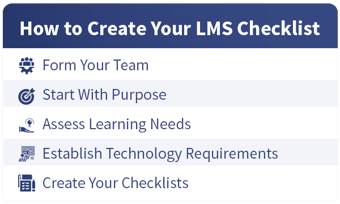 How to Create Your LMS Checklist