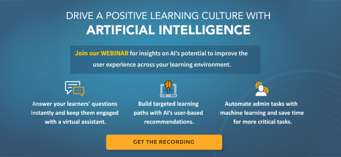 How AI Can Help You Improve the Learner Experience