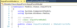 Input Form Model